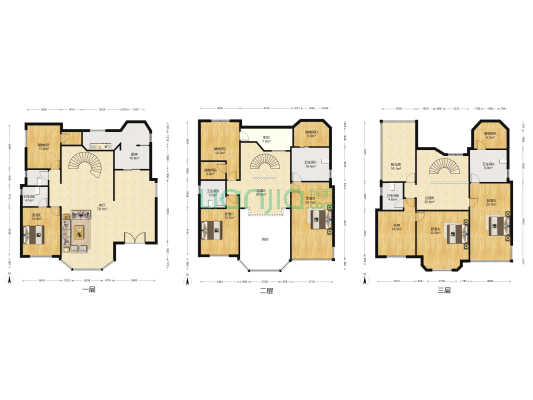 金枫花园 6室1厅6卫 351平方