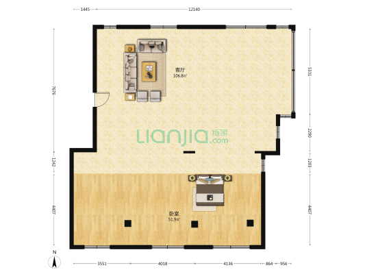 浃西村 1室1厅0卫 185平方