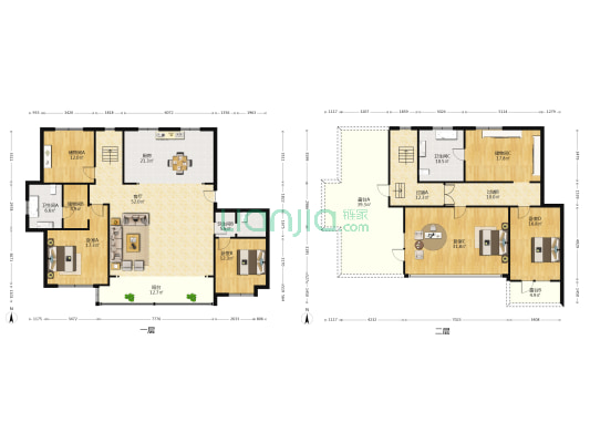 鑫苑御龙湾 4室1厅3卫 308平方