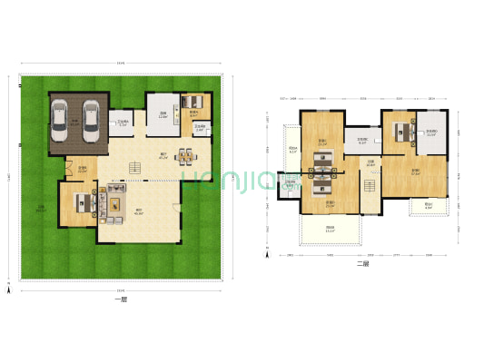富春江花苑 5室2厅5卫 361平方