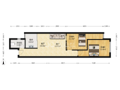 70年产权，可注册公司，位置好，有房本，方便看房-涿州弘德缘户型图