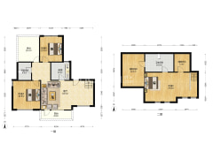 此房满五唯一 南北通透  全天采光-涿州鸿坤理想湾南区户型图