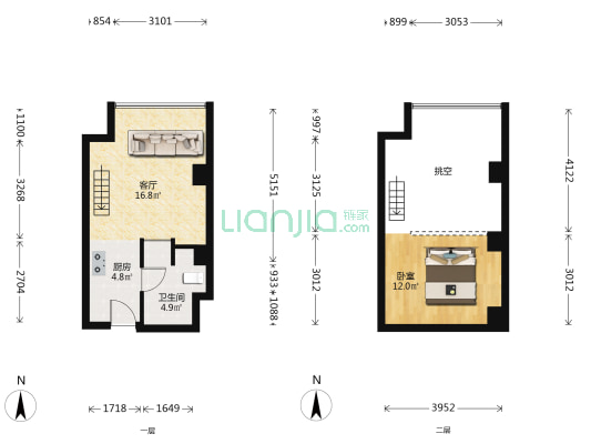 大滩坤和壹号 1室1厅1卫 45平方