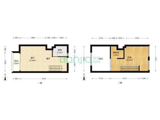 理想沁园 1室1厅0卫 43平方