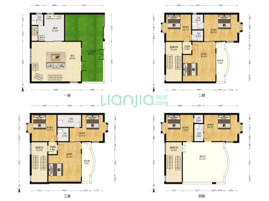 兴华苑 8室1厅7卫 370平方