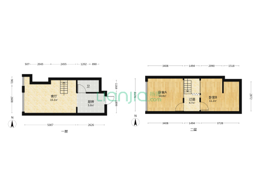 呈贡吾悦广场 2室1厅1卫 42平方