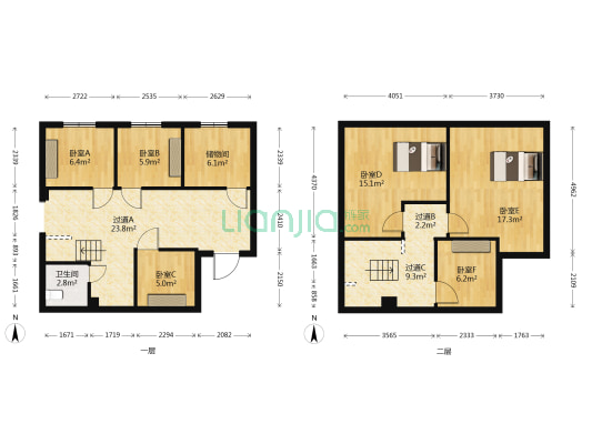 西班牙风情街 6室0厅1卫 71平方
