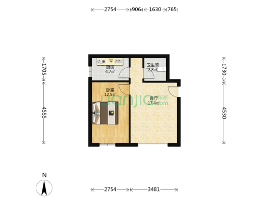 业主急售！房本在手  学府澜湾 花园洋房社区-户型图