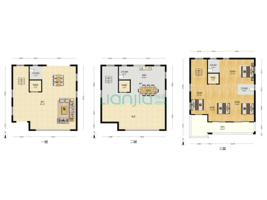 南宅小区 4室1厅4卫 523平方