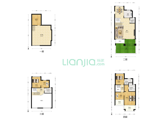 龙园意境 5室1厅4卫 183平方