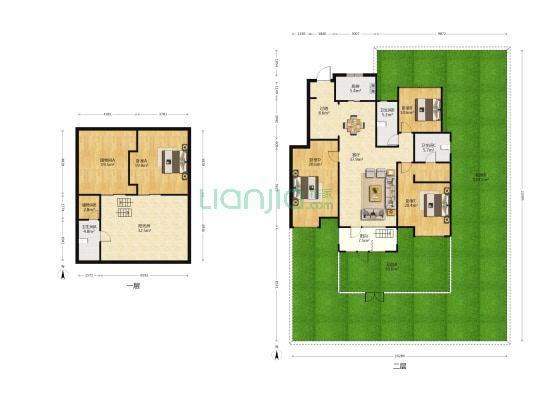 富力十号 4室1厅3卫 141平方