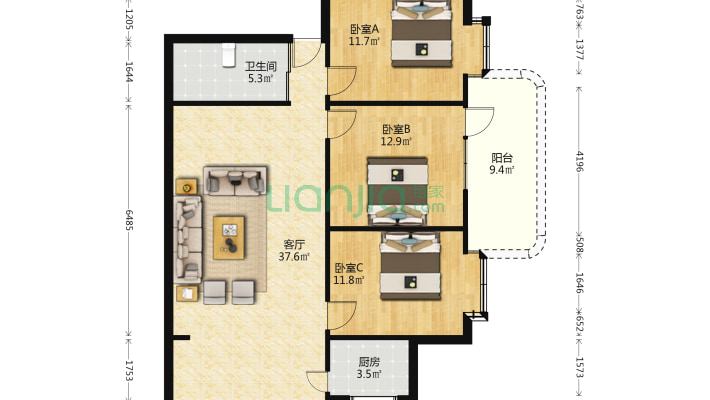 昆明勘察设计院二手房实景图