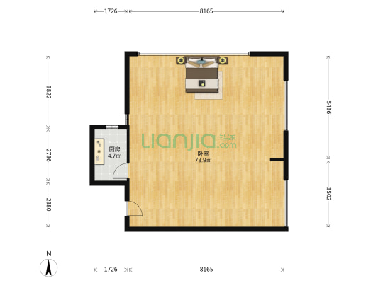 方大中心 1室0厅0卫 123平方