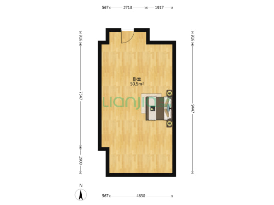 国门智慧城 1室0厅0卫 84平方
