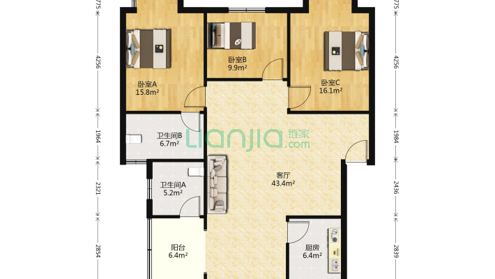 东陵小区二手房实景图