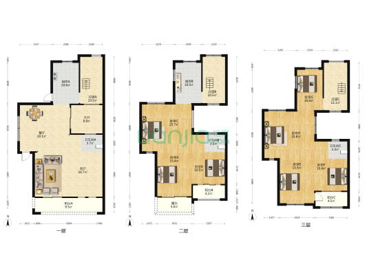 登云苑小区 7室2厅3卫 330平方