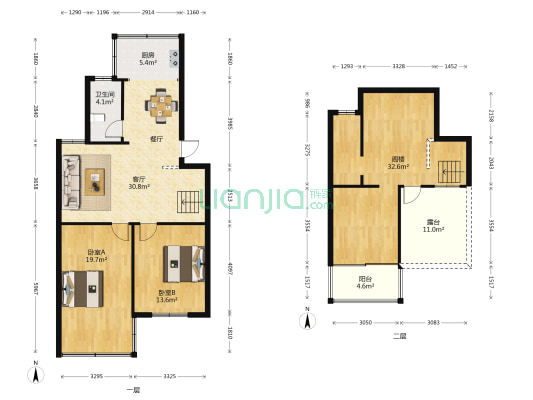 郁馨花园 2室1厅1卫 140平方