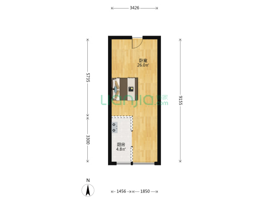 揽胜汇 1室0厅0卫 48平方