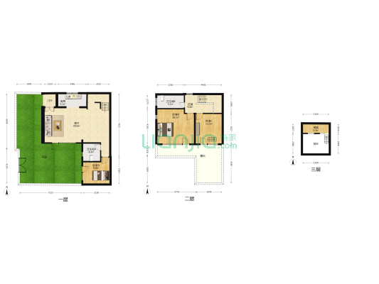 长城源著钥华楼 3室1厅2卫 121平方