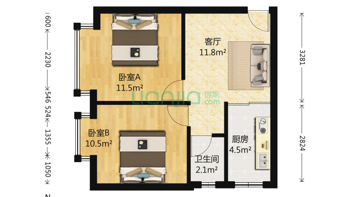 城市间二手房实景图