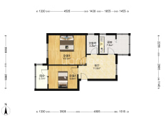 房板楼，范阳路旁，公摊面积小， 免费停车位多，-涿州地质总局南院户型图