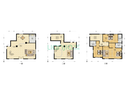 玉屏花园 3室2厅3卫 588平方