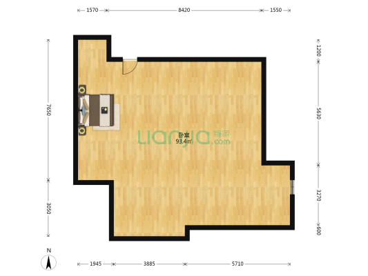 天锦大厦 1室0厅0卫 118平方