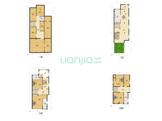 亚运新新家园朗月园一期 5室3厅5卫 436平方
