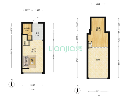 绿地东海岸海湾风尚中心铂俪湾 1室1厅0卫 34平方