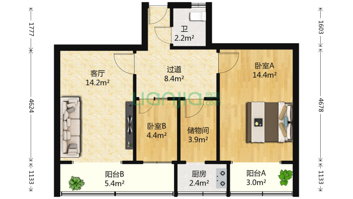 农行家属楼（东平巷）二手房实景图