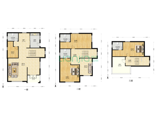 圣狮讯地街 4室3厅4卫 279平方