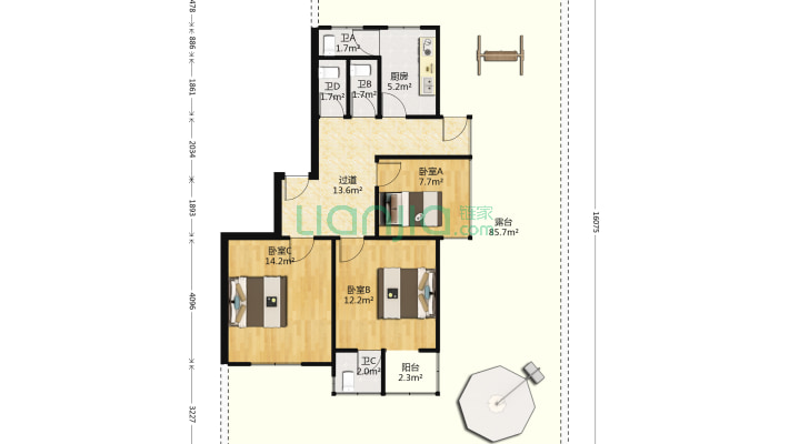 滨兴北苑小区二手房实景图