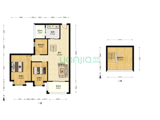 广浩华庭 2室1厅0卫 84平方