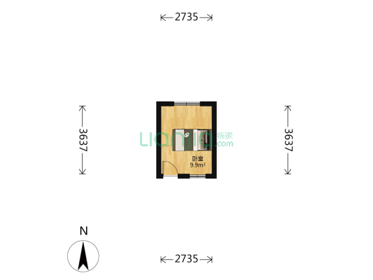 菀坪社区 1室0厅0卫 14平方