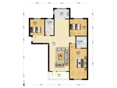 老城区的改善楼盘，位置好，配套设施齐全，西丁，双塔-涿州北京城建·德信御府户型图