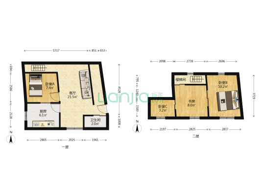 西小路 4室1厅1卫 60平方