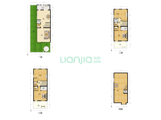 青龙湖公寓 2室2厅5卫 265平方