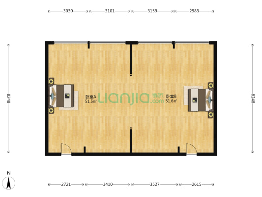 龙光玖云著 2室0厅0卫 152平方