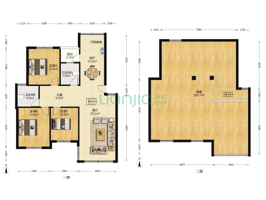 陈家漕苑 3室2厅2卫 190平方