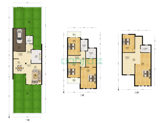 九龙山庄 5室2厅4卫 277平方