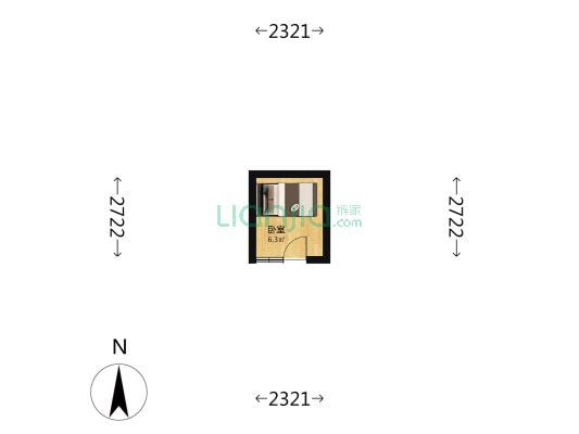 东大院6号 1室0厅0卫 7平方