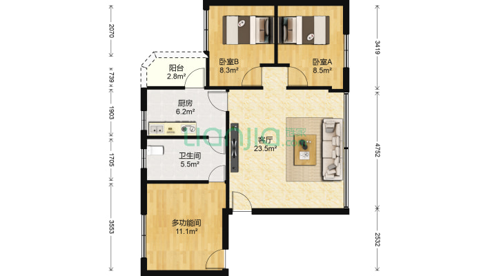 刘园23号二手房实景图