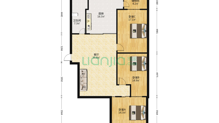 兴华街百货公司宿舍二手房实景图