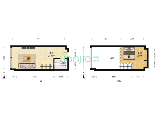 明泽慧苑 1室1厅1卫 41平方