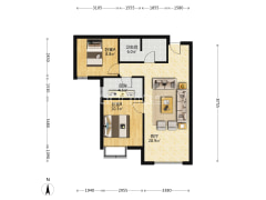 此房精装修的，诚心出售，可以看房子，我有房子视频-涿州三利中和城二期C区户型图
