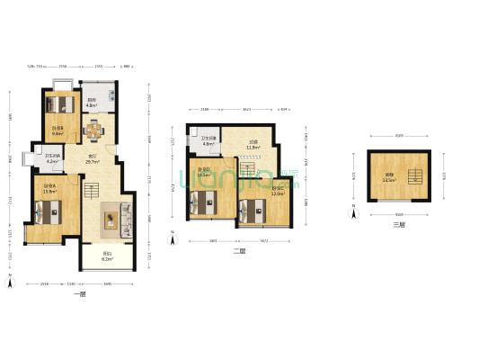 南溪苑 4室1厅2卫 122平方