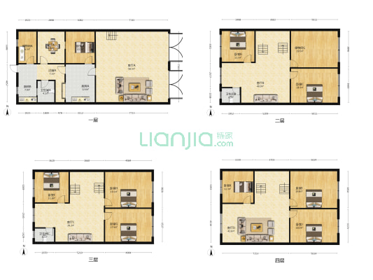 新潭北路 9室5厅3卫 334平方