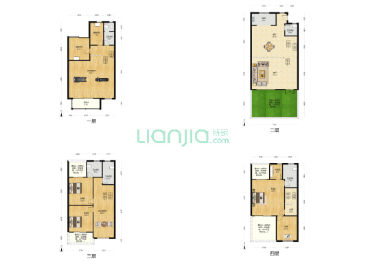 银泰花园 6室2厅5卫 334平方