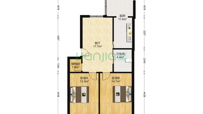 送变电小区二手房实景图