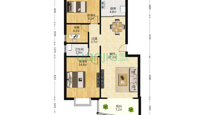 心怡花苑二手房实景图